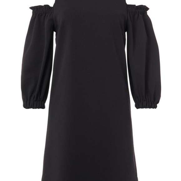 TIBI Crepe Open Shoulder Dress - Picture 5 of 5